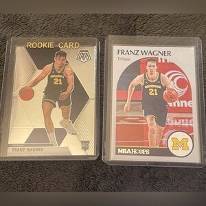 Franz Wagner 2021 Panini Mosaic Basketball Rookie Card + tribute